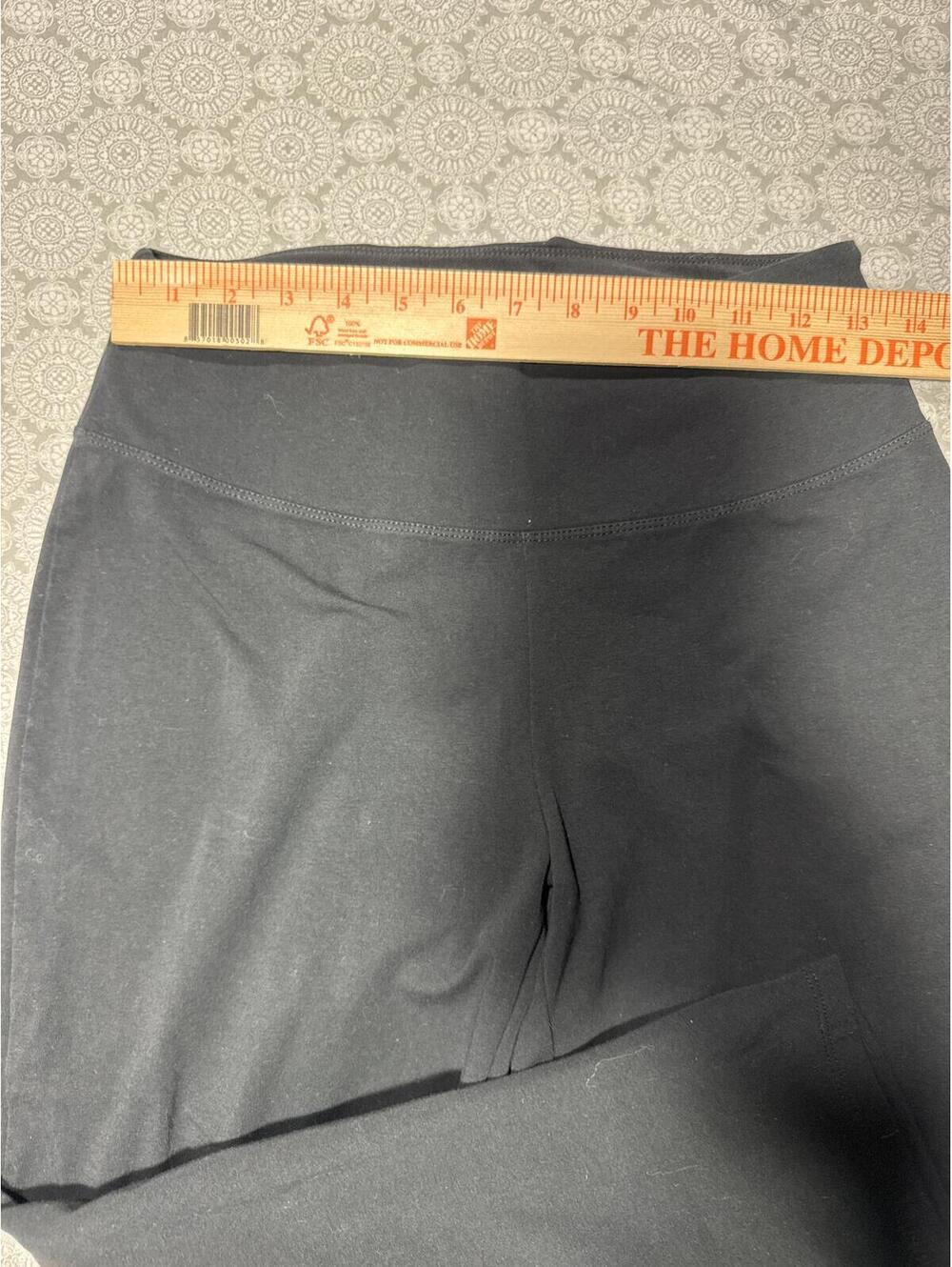 Teezher Black Mesh-Panel Active Leggings Size M - Picture 3 of 4